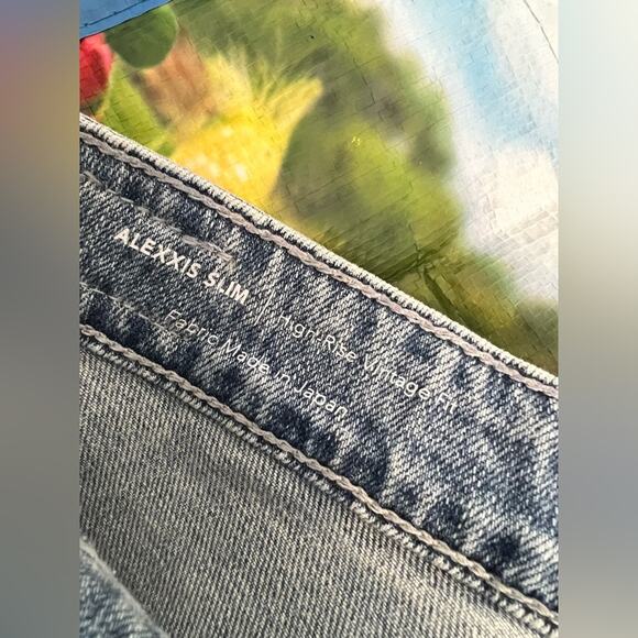 AG Adriano goldschmied button fly Alexxis Slim High Rise Vintage fit - Picture 5 of 11